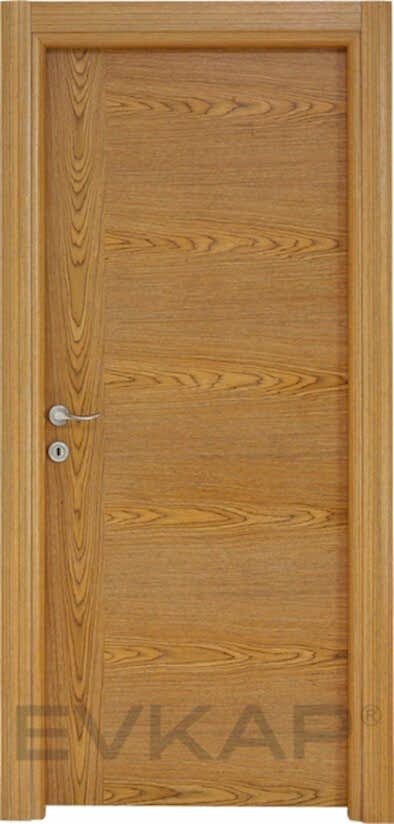 K-06 Hareli Teak Ahşap İç Oda Kapısı