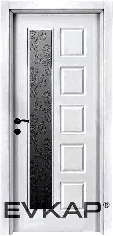 PVC-125 Bute Beyaz Pvc Kapı