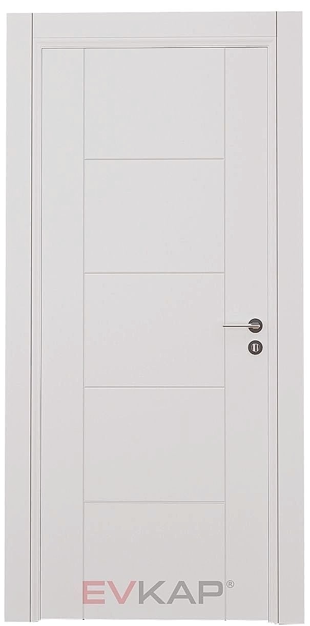 PVC-126 Bute Beyaz Pvc Kapı