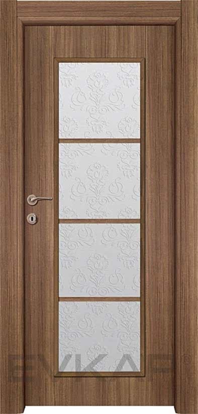 PVC-135 Teak Pvc Kapı